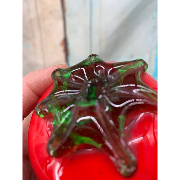 Blown Glass Fruit 6 pc set Includes Pineapple Orange Pear Purple Grapes Lemon St - Picture 8 of 14